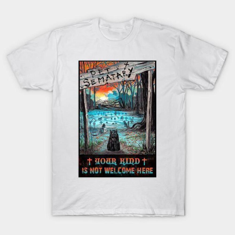 Your Kind Is Not Welcome Here Black Cat Halloween T-Shirt